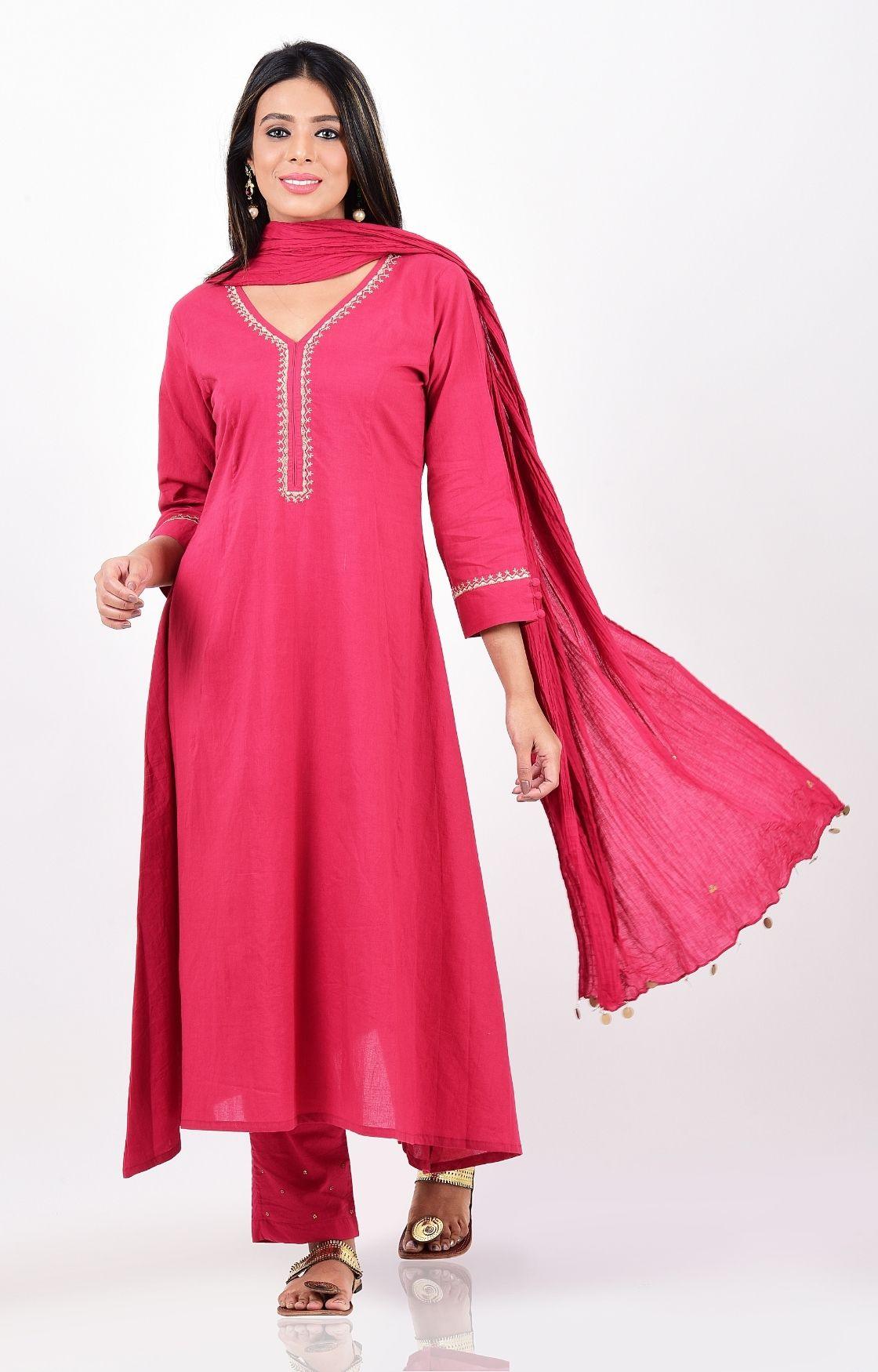 Pink Kurta Set