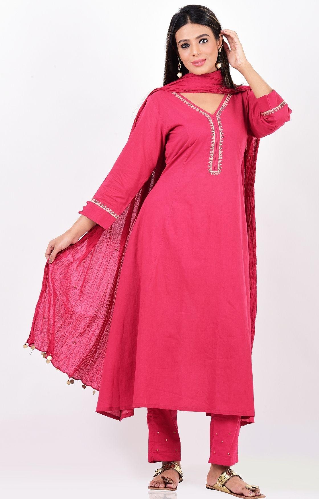 Pink Kurta Set