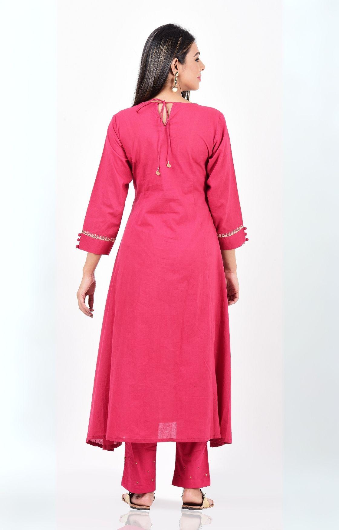 Pink Kurta Set