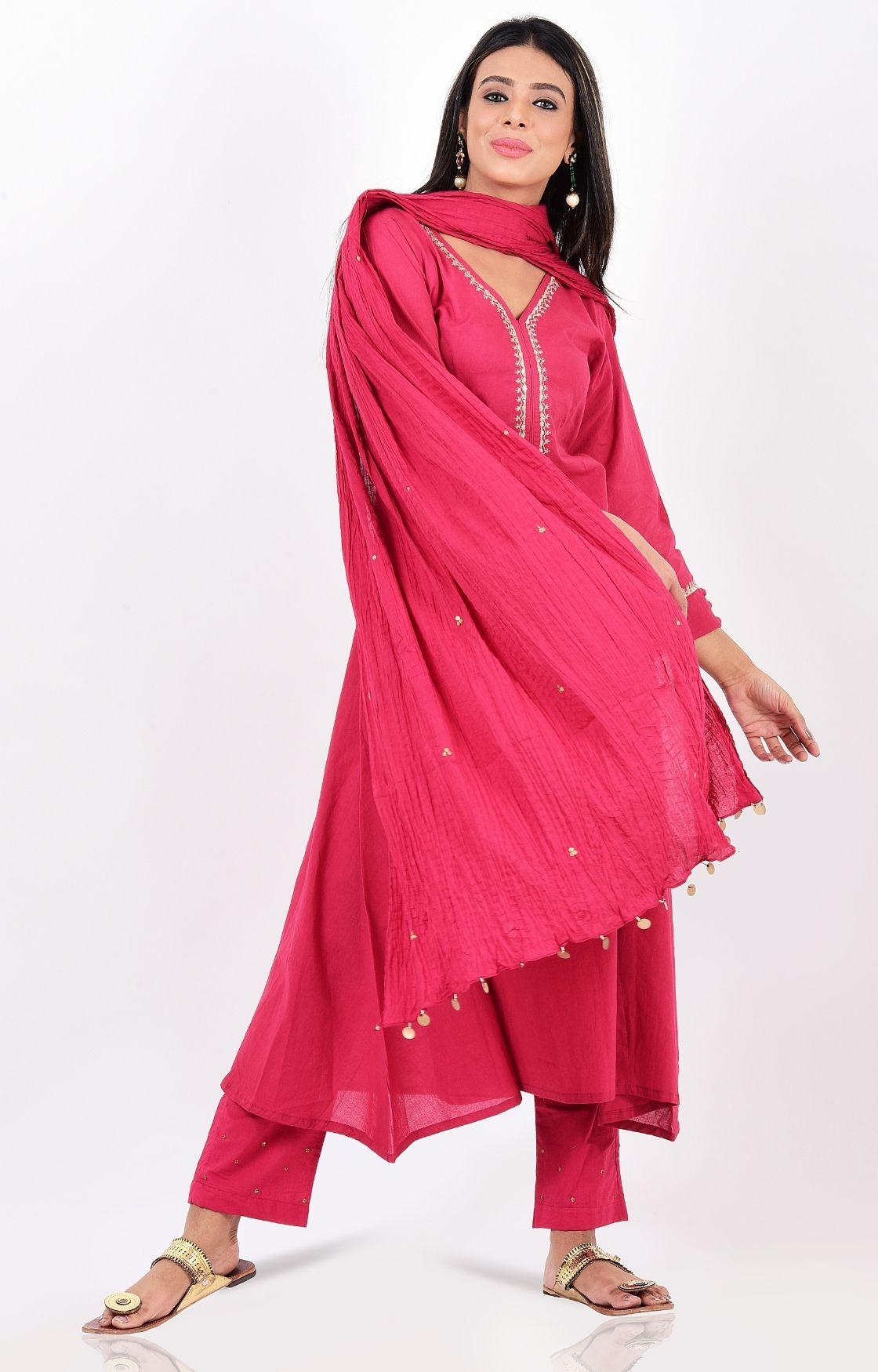 Pink Kurta Set