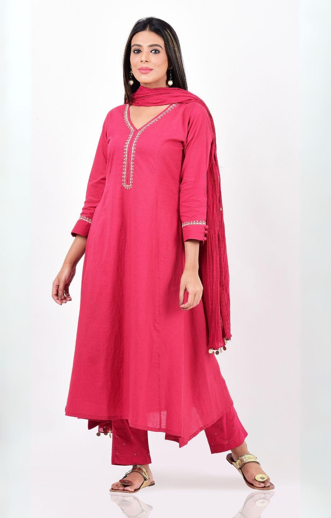 Pink Kurta Set