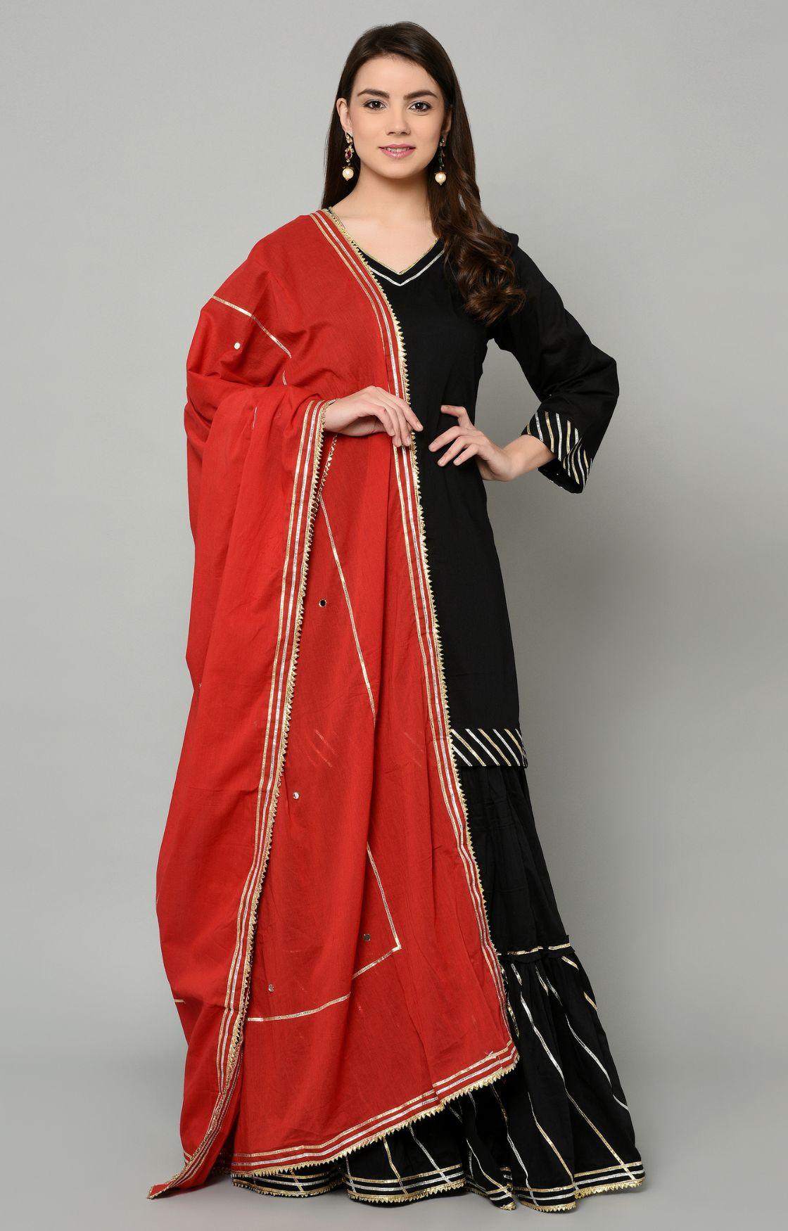 Sharara Set With Dupatta