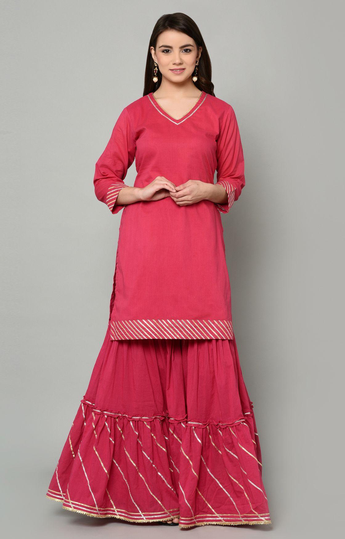 Sharara Set With Dupatta
