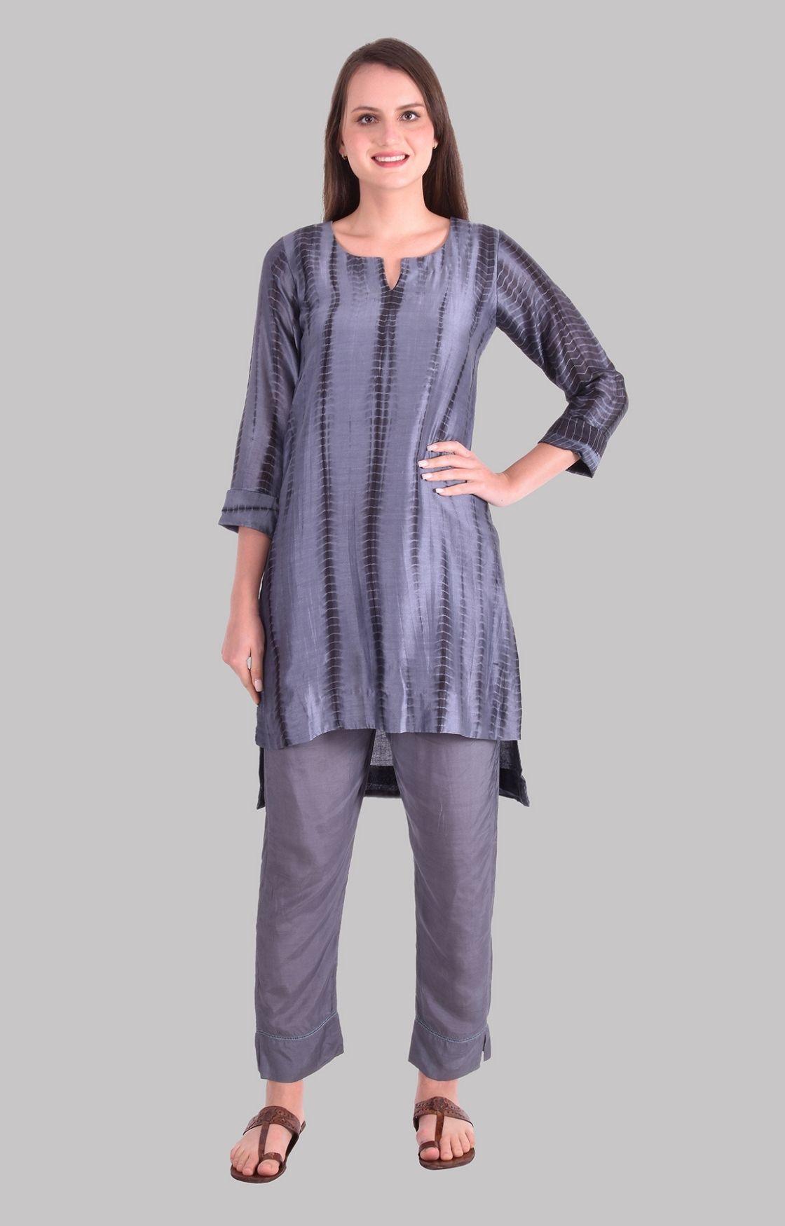 Grey Tie Dye Coord Set
