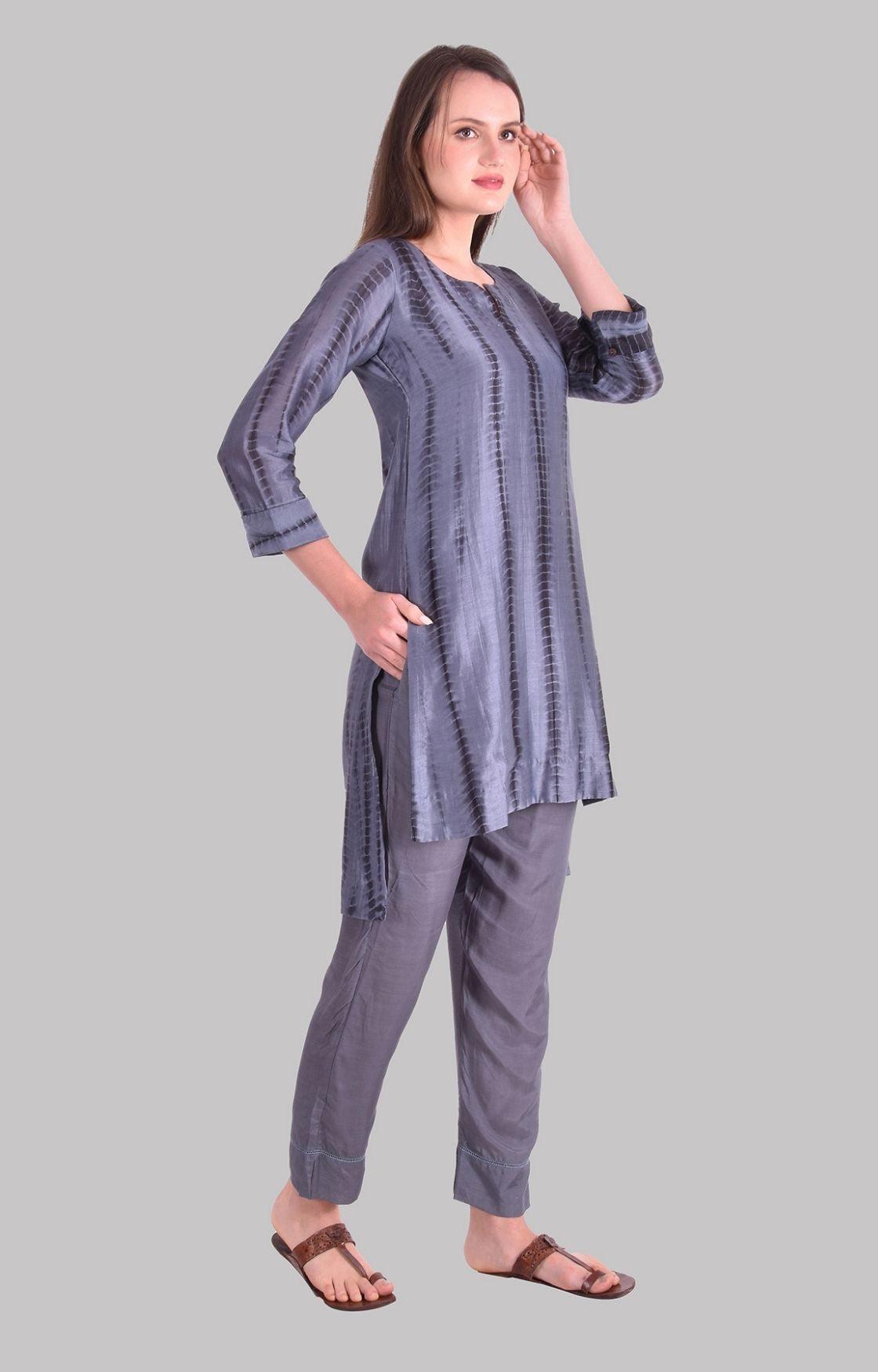 Grey Tie Dye Coord Set