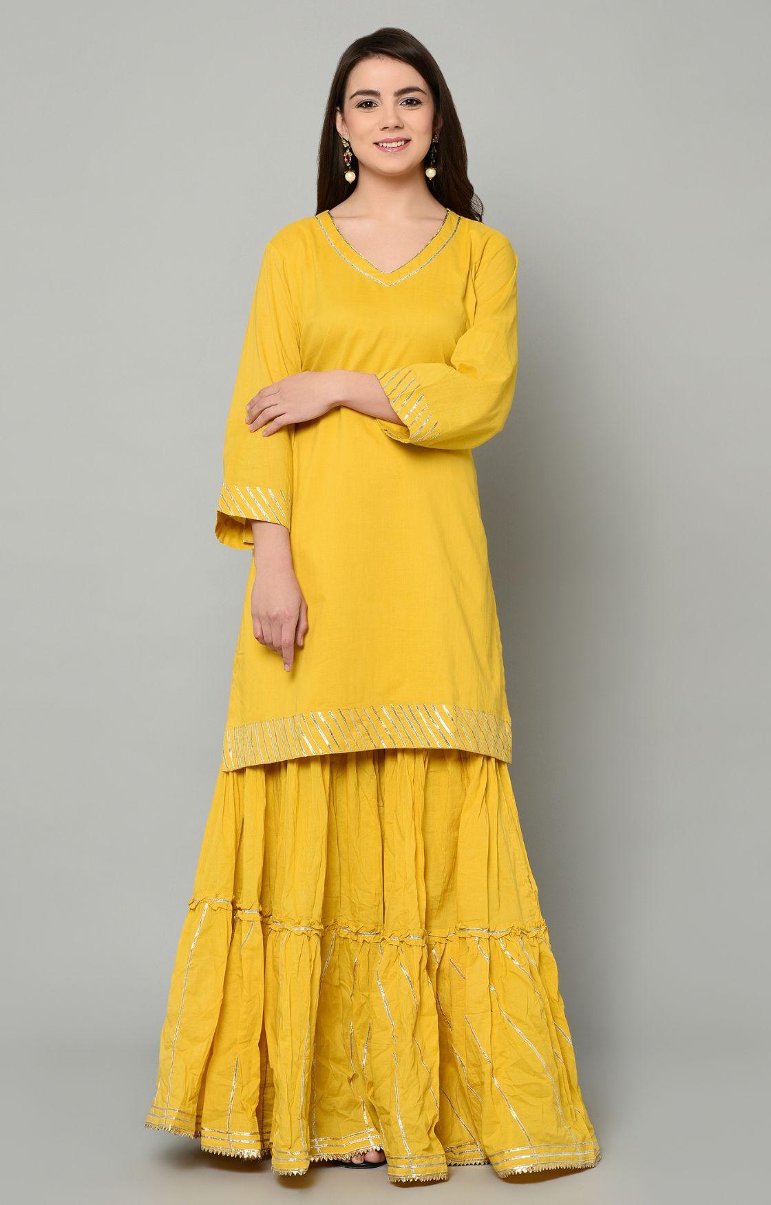 Sharara Set With Dupatta