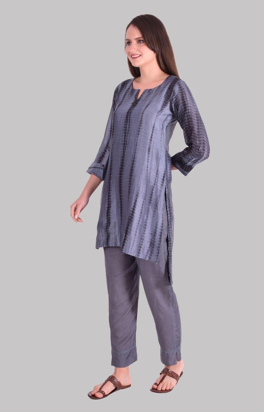 Grey Tie Dye Coord Set