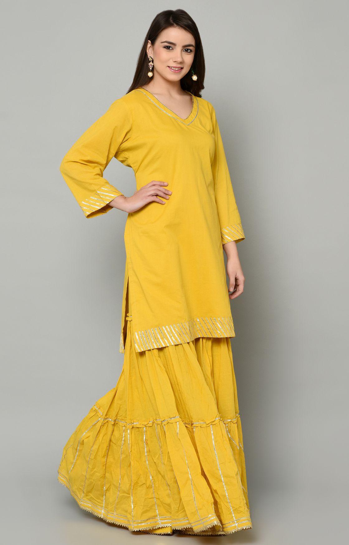 Sharara Set With Dupatta