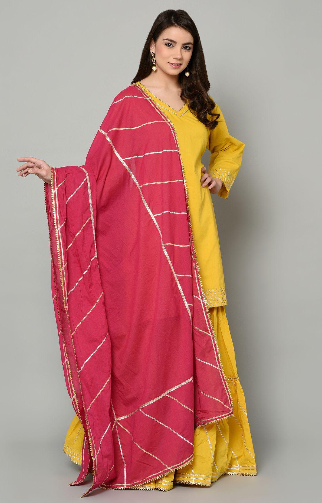 Sharara Set With Dupatta