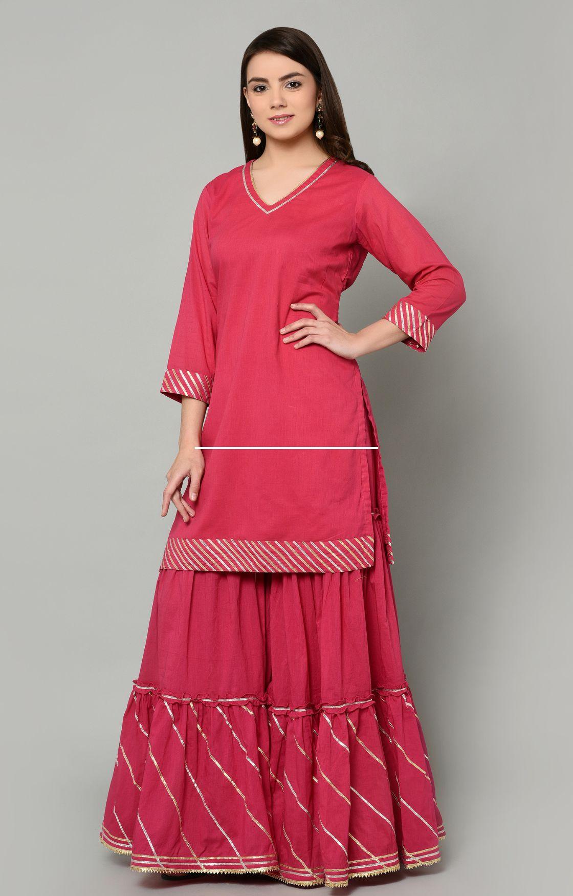 Sharara Set With Dupatta