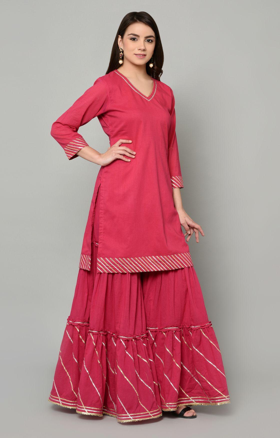 Sharara Set With Dupatta