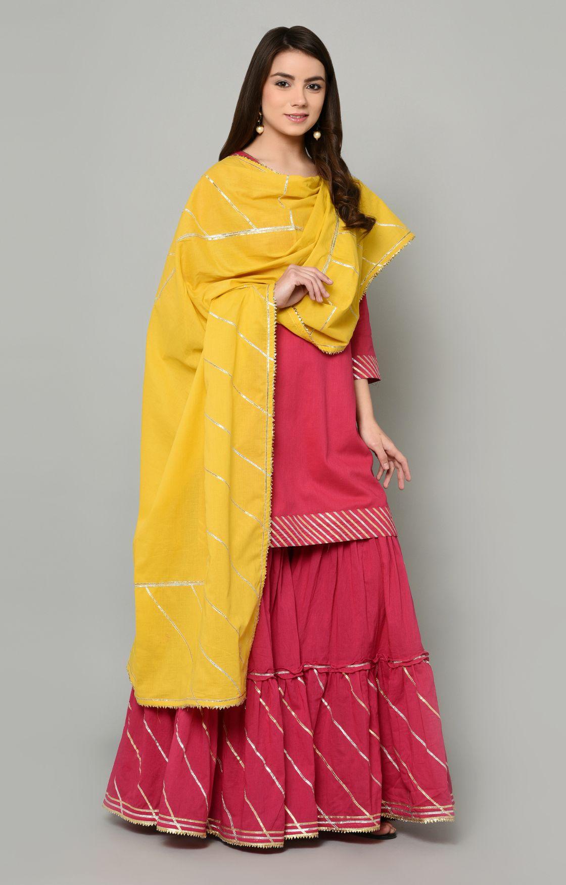 Sharara Set With Dupatta