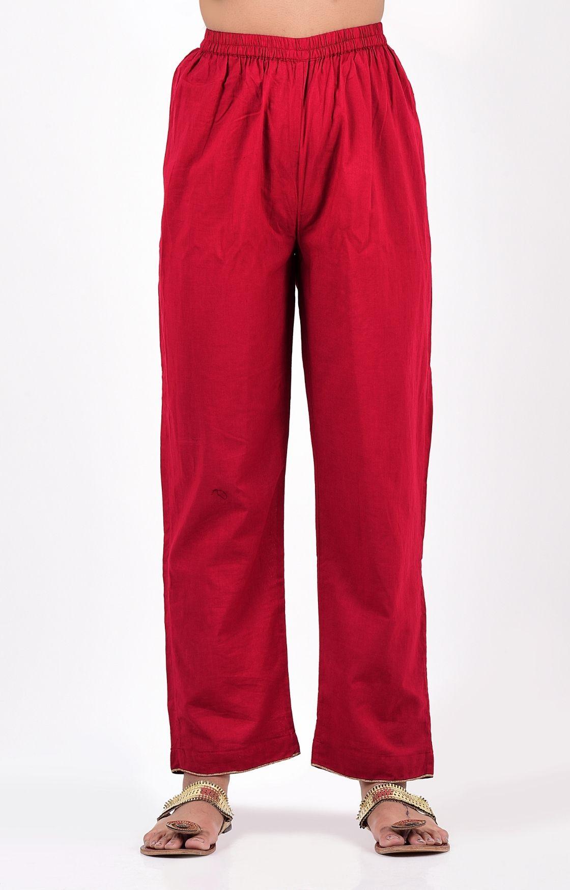 Cherry Red Crinkled Layered Kurta Set