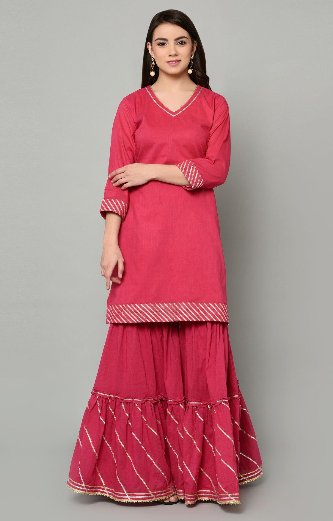 Sharara Set With Dupatta
