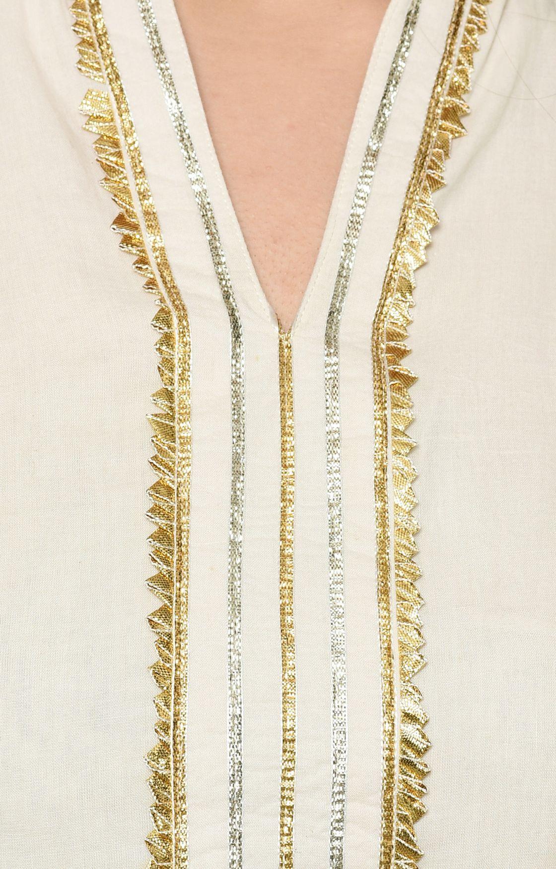 Off White Gota Sharara Set of 3