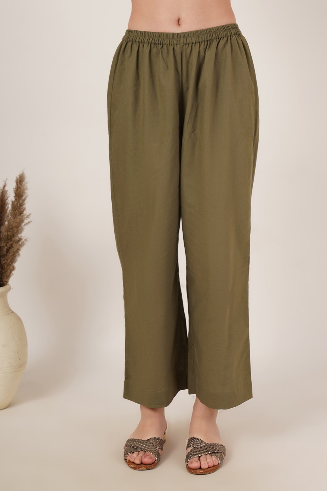 Army Green Tunic Co-Ord Set of 2