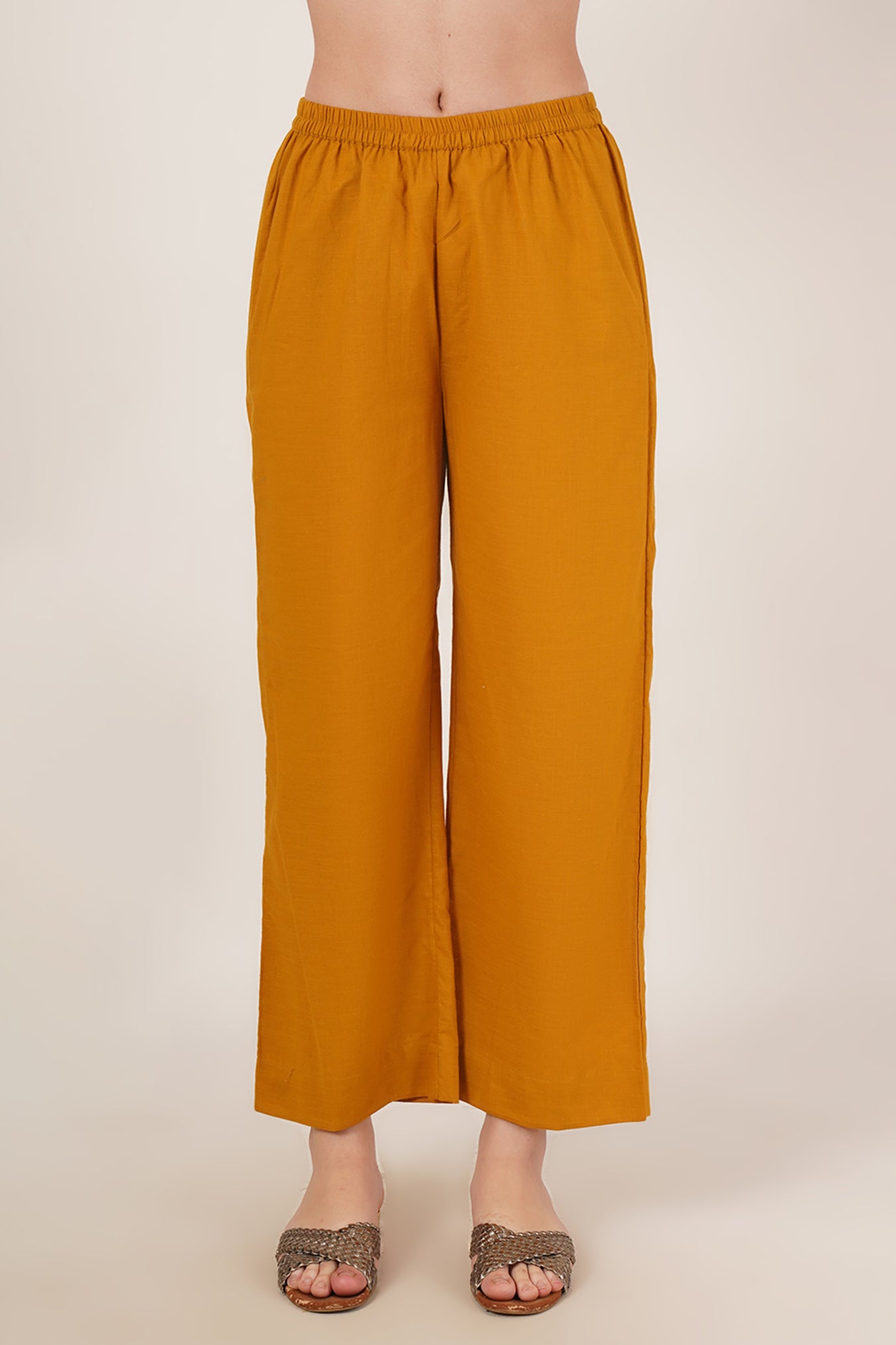 Mustard Yellow Kurta Co-Ord Set Of 2