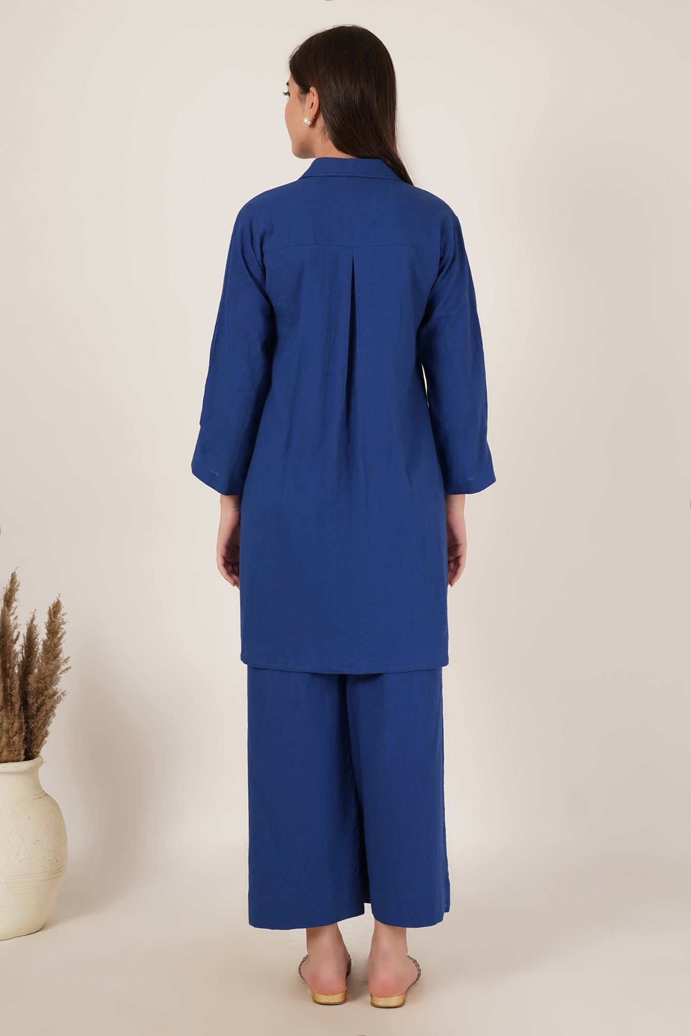 Royal Blue Tunic Co-Ord Set Of 2