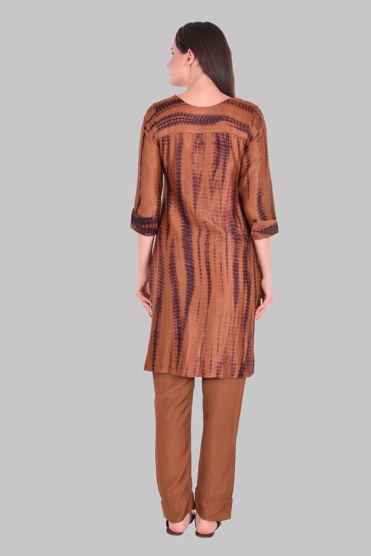 Caramel & Brown Tie Dye Coord Set