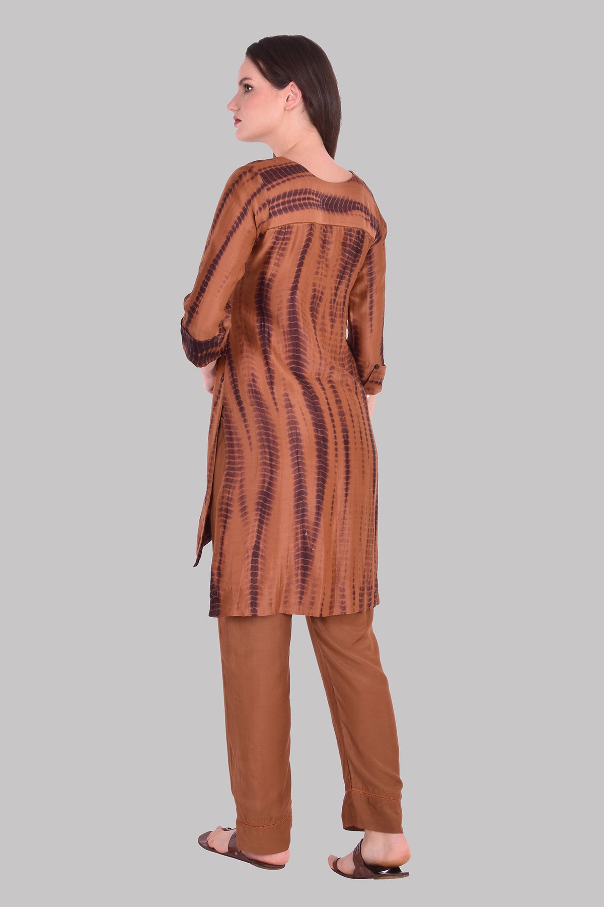 Caramel & Brown Tie Dye Coord Set