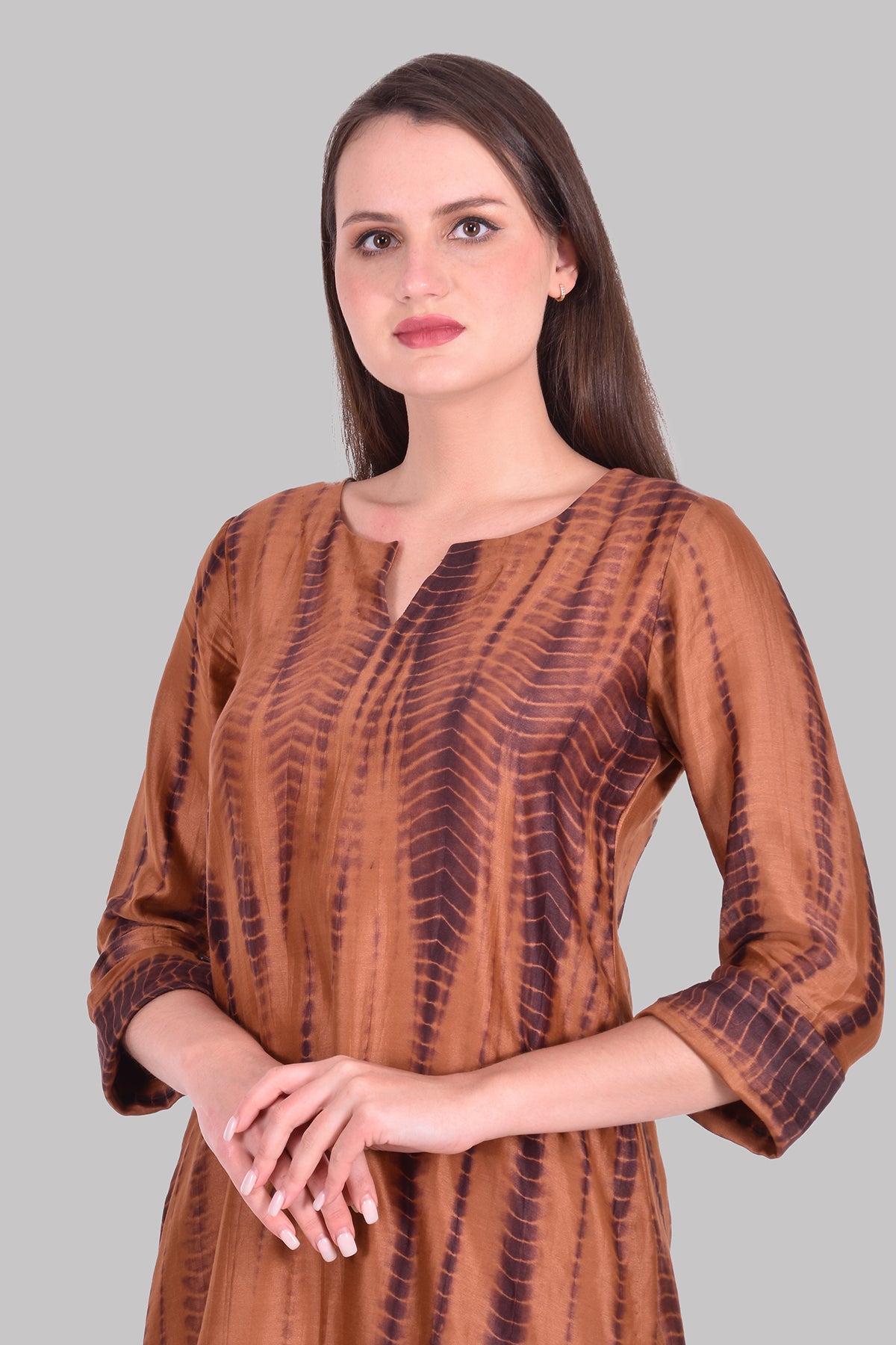 Caramel & Brown Tie Dye Coord Set