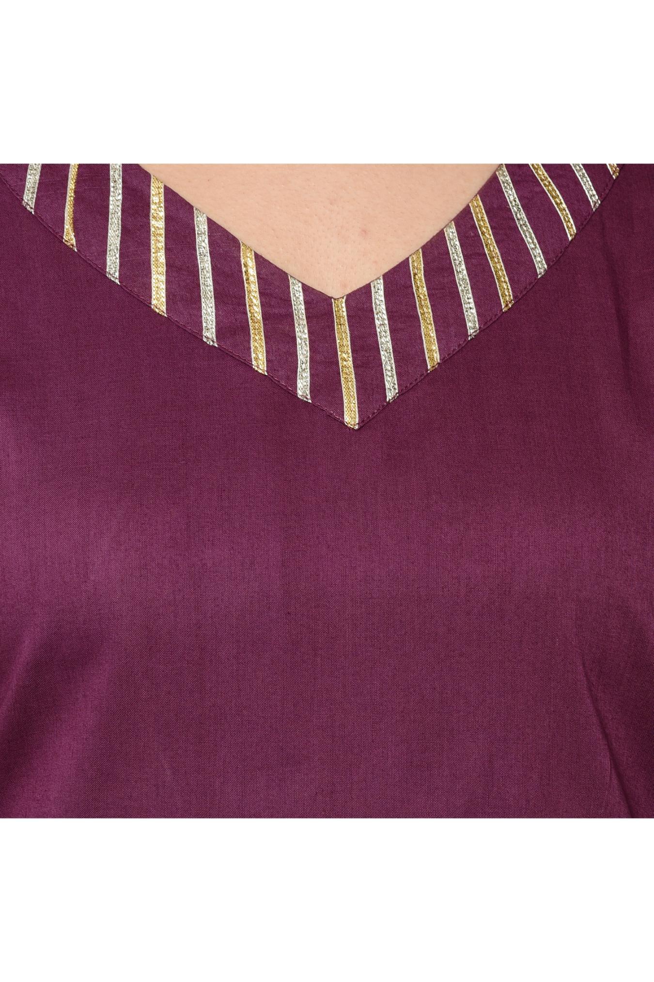 PURPLE AMETHYST SHARARA SET OF 3