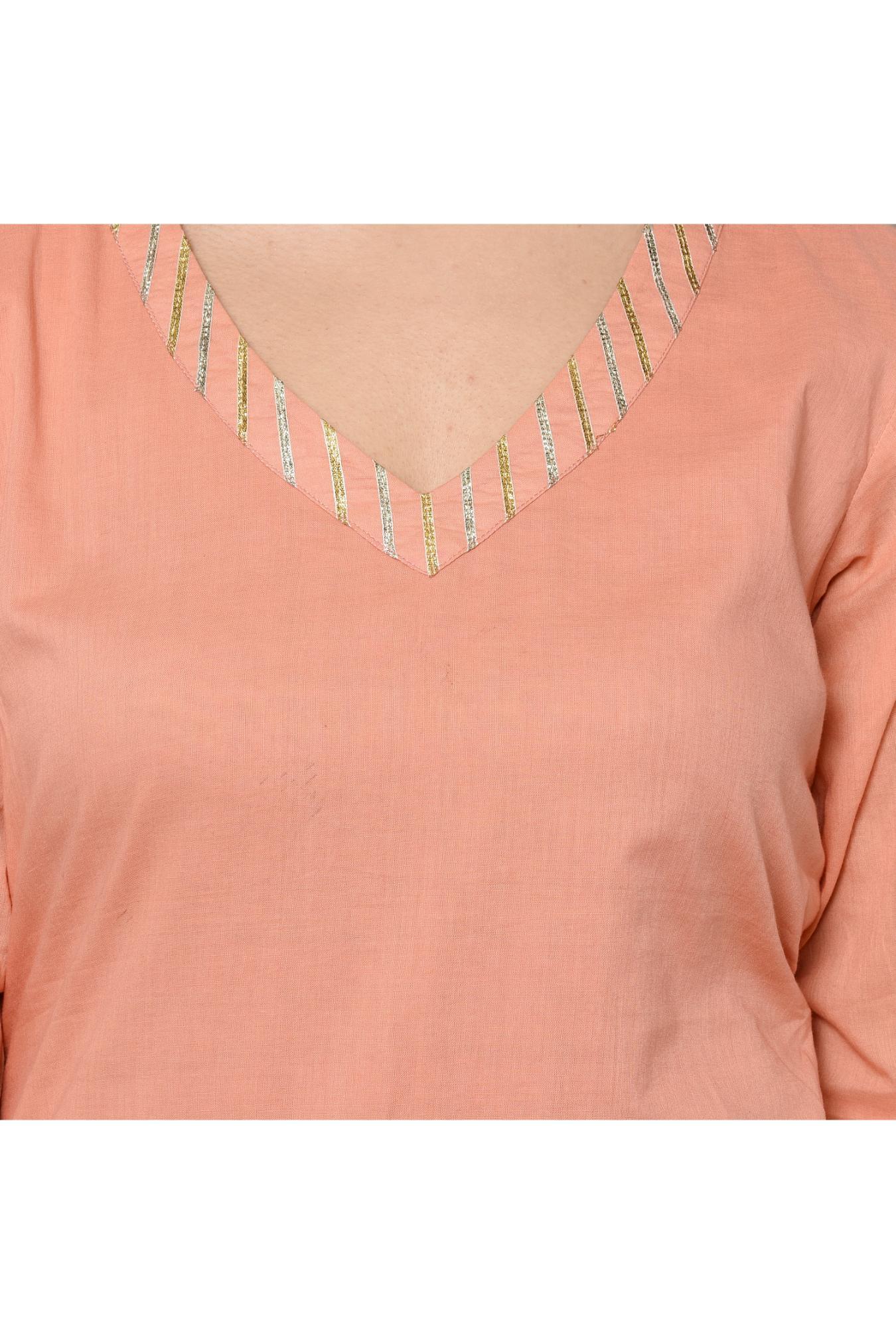 PEACH PINK SHARARA SET OF 3