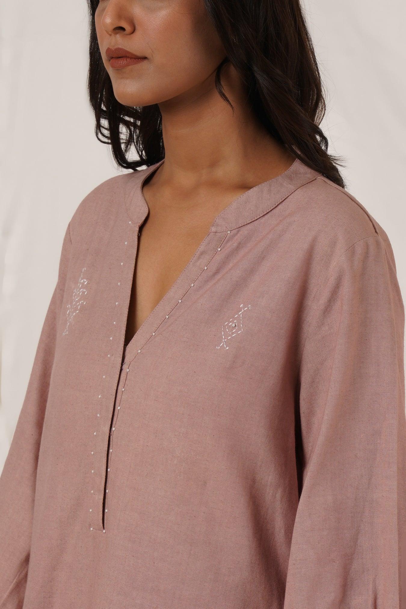 Rose Pink Kurta Coord Set