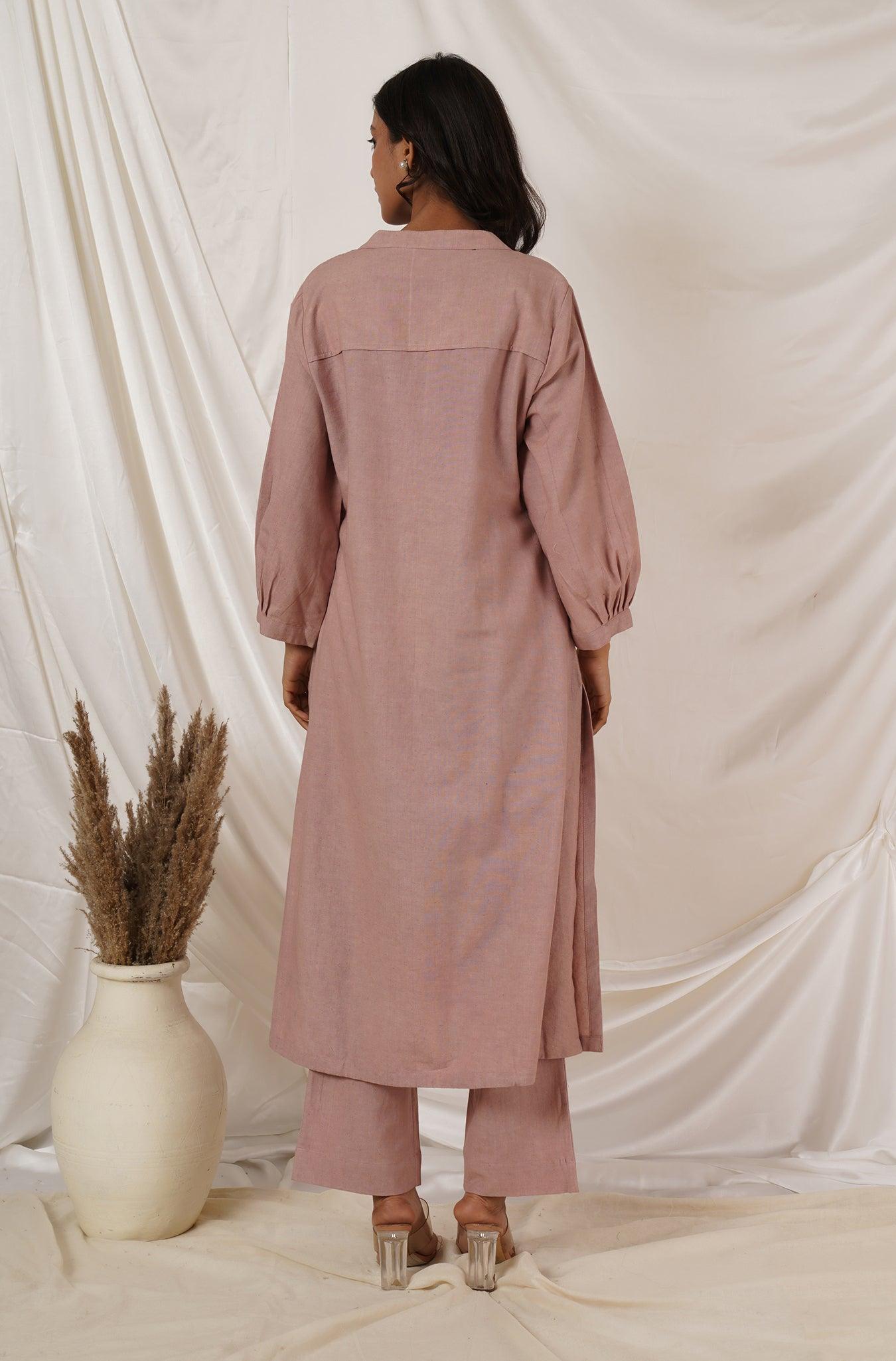 Rose Pink Kurta Coord Set