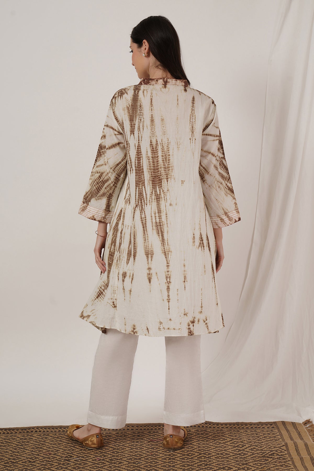 Brown Tie Dye tunic set of 2